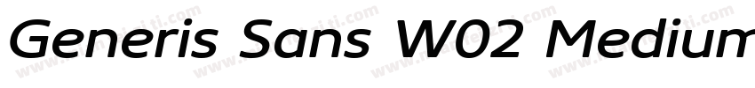 Generis Sans W02 Medium字体转换